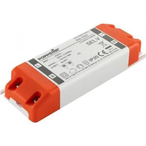 Poppstar - Ballast 12V pour LED, Transformateur 220V AC / 12V DC 1.66A 20W