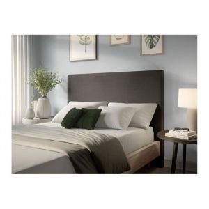 Loungitude Tête de lit en velours côtelé - 160cm - Gris