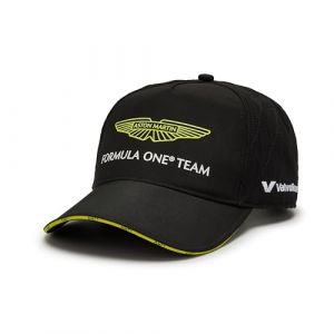 Aston Martin Casquette de l&eacute;quipe Officiel Formule 1 Adulte Noir Taille Unique