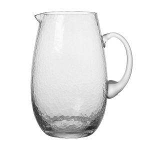Broste Copenhagen Carafe en verre martel&eacute; avec bec verseur Broste