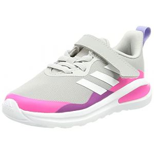 Adidas Baskets Velcro B&eacute;b&eacute; Fortarun El EU 21 Grey Two / Ftwr White / Shock Pink