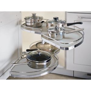 Sotech Lemans II 450 mm Ferrure d'angle pour Meubles d'angle H 600-750 mm à Droite INCL. Tapis antidérapant Set de So-Tech