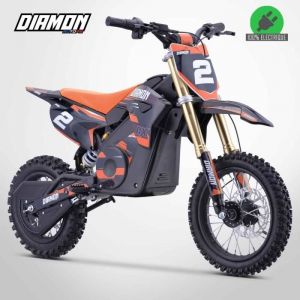 Moto enfant &eacute;lectrique RX 1300W - 12-10 - DIAMON MOTORS - &Eacute;dition 2024 - Orange
