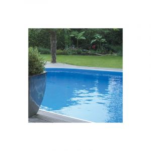 EDG Liner Piscine Hors Sol - Diamètre 420 Cm - Hauteur 90 Cm - Montage Overlap - Coloris Bleu - Spécial Remplacement Rénovation Bassin - Idéal Piscine