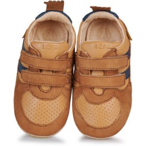 Easy Peasy Chaussons enfant MY RUNBLU VELCRO Marron - Taille 22 / 23,18 / 19,20 / 21