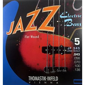 Thomastik Infeld JF345 Jazz Flat Wound Long Scale 5 cordes