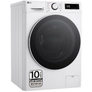 LG AI Direct Drive Machine à laver intelligente à chargement frontal avec vapeur 8 kg A Blanc