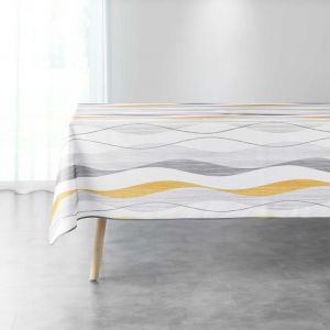 Nappe rectangulaire anti tac (L240 cm) Ondulys Jaune