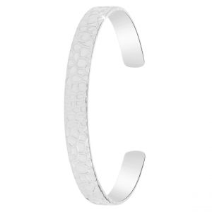 Jonc Femme So Charm - B3382-ARGENT - Bracelet Mode Argent&eacute;