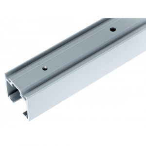 Rail Xperta pour porte coulissante suspendue fixation plafond ou mural - 3m - gris ARGENTA