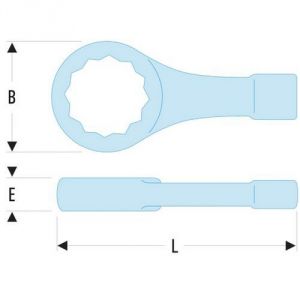 Facom 51B.30 - Clés polygonales à frapper métriques