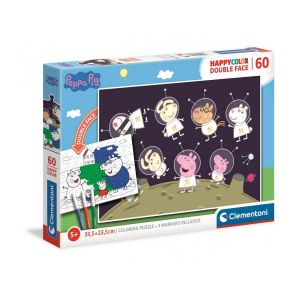 Clementoni Puzzle Peppa Pig - Supercolor Double Face