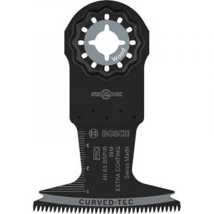 Bosch 10x Lame pour outil multifonctions PRO Multi Material AII 65 BSPIB (pour Bois dur, Panneaux plastifiés, Largeur 65 mm, Professional Accessoire Outil multifonction)