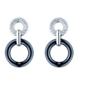 Ceranity 42/0024 N - Boucles d'oreilles en céramique pour femme