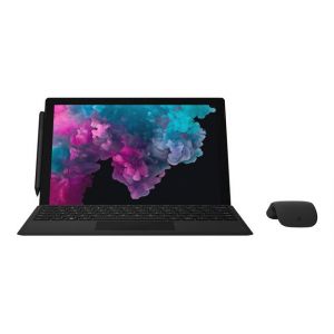 Microsoft Surface Pro 6 - Tablette - Core i7 8650U / 1.9 GHz - Win 10 Pro - 8 Go RAM - 256 Go SSD NVMe - 12.3 écran tactile 2736 x 1824 - UHD Graphics 620 - Wi-Fi, Bluetooth - noir - commercial