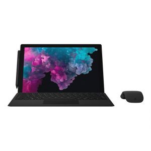 Image de Microsoft Surface Pro 6 - Tablette - Core i7 8650U / 1.9 GHz - Win 10 Pro - 8 Go RAM - 256 Go SSD NVMe - 12.3 écran tactile 2736 x 1824 - UHD Graphics 620 - Wi-Fi, Bluetooth - noir - commercial