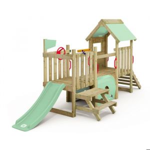 Wickey Aire de jeux pour jeunes enfants My First Playground 1 vert pastel