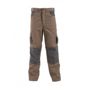North Ways Pantalon de travail avec renforts Adam brun/anthracite T.36