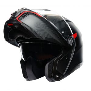 Image de AGV Tourmodular Multi Mplk Frequency Matt Gunmetal Red 2XL