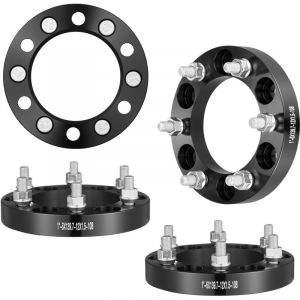 Élargisseur de Voie 4PCs Épaisseur 25 mm-VEVOR-Modèles de Boulons 152x140 mm-Entretoises de Roue 6 Boulons-Alésage 108 mm