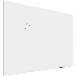 Vivol - Tableau en verre Premium avec fixation aveugle - 100x150 cm - Blanc