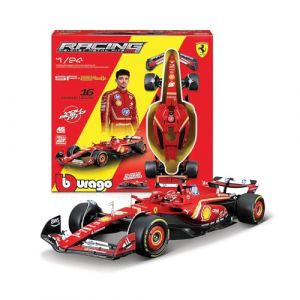 Bburago Model Kit Ferrari F1 SF-24 (2024) 1:24 Licence Officielle Ferrari, âge recommandé 14+ Ans