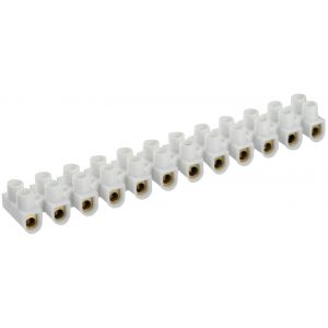 Image de Dhome Barrette 2 x 12 blanche - Section 4 mm&sup2;