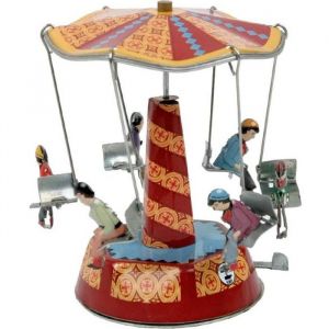 Schylling Manege india jouet mecanique de collection jouet reedition ancien en metal