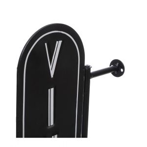 Décoration Murale en Métal "Vintage" 55cm Noir Prix