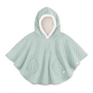 Bemini Poncho de voyage - Teddy+Pady jersey - Lunar - 9/36 m - Vert