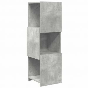 VidaXL Meuble d'angle Blanc 30,5x30x95cm Bois d'ing&eacute;nierie