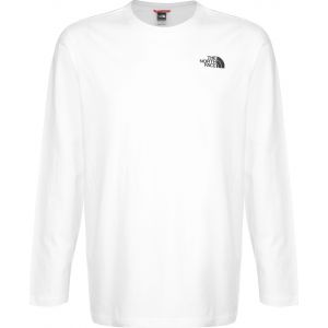 The North Face L/S Red Box Tee - Haut à manches longues taille M, gris/blanc