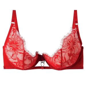 Soutien-gorge corbeille rouge Sangria