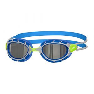 Zoggs Lunettes de natation titanium predator vert bleu titan