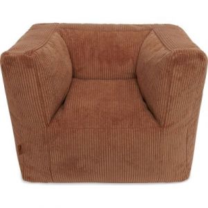 Jollein Fauteuil Pouf Enfant Corduroy MARRON