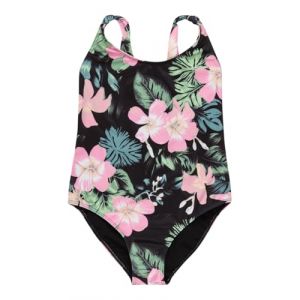 Roxy Maillot de Bain Shadow Floral One Piece Fille Noir 10