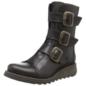 Fly London Scop110fly, Bottes Motardes Femme, Noir