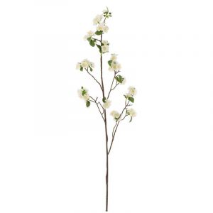 Prix Fleur Artificielle Branc Bourgeon 132cm Blanc