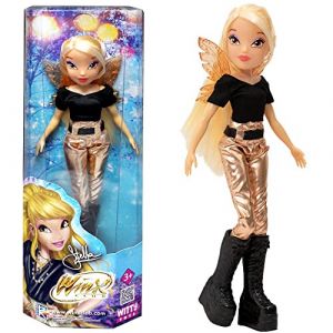 Poupée de Mode - WINX CLUB - Stella - 230 cm - 5 articulations mobiles - Look Métallisé