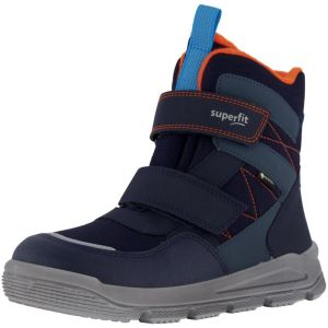 Superfit Mars Warm Gef&uuml;tterte Gore-tex Botte de Neige, Bleu Orange 8000, 36 EU