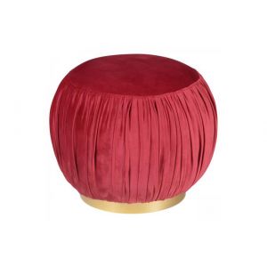 Image de Declikdeco : Pouf Velours Rose JEJU