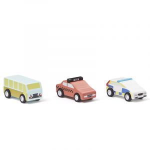 Kids concept Figurine voitures à rétrofriction Aiden bois