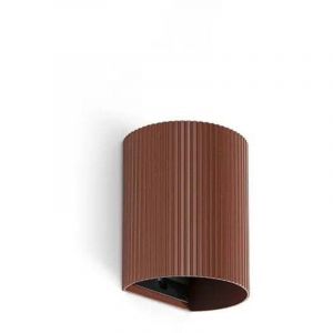 Faro Applique cannel&eacute;e sole en terre cuite avec interrupteur 40529