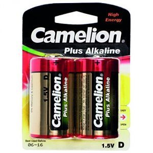 Image de Camelion Pack 2 piles alcaline Plus LR20