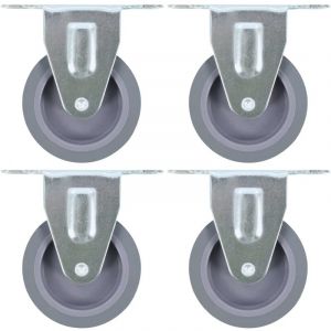 Image de VidaXL 32 pcs Roulettes fixes 75 mm