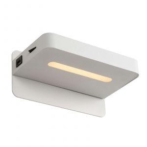 Image de Lucide Applique murale ATKIN LED Blanc, 1 lumi&egrave;re - Moderne - Int&eacute;rieur - ATKIN - D&eacute;lai de livraison moyen: 2 &agrave; 3 semaines. Port gratuit France m&eacute;tropolitaine et Belgique d&egrave;s 100 &euro;.