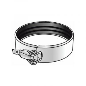 Ubbink COLLIER CLAMP D 125 BLANC RÉF. 702690