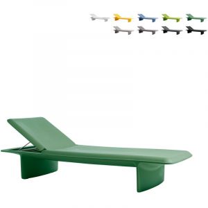 Slide Transat Design Moderne R&eacute;glable Mer Jardin Ponente Vert fonc&eacute;