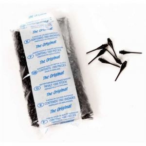 Harrows Paquet de 1000 Pointes 2BA - Courtes (Plusieurs coloris) Noir