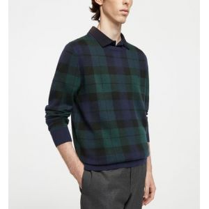Ralph Lauren Pull imprimé tartan laine